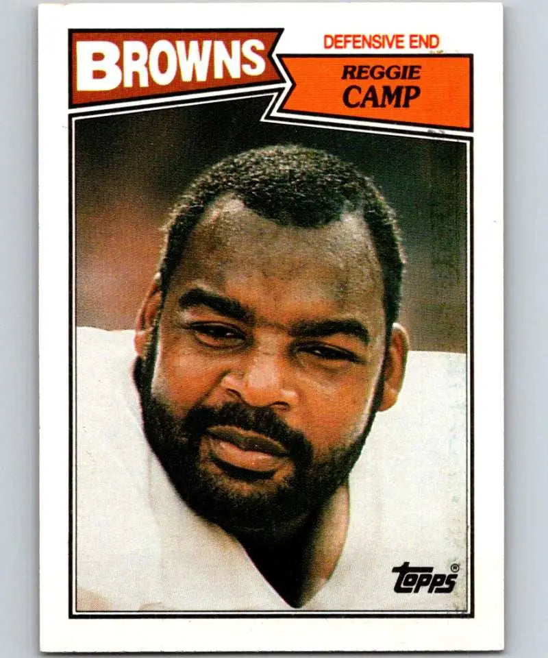 1987 Topps #88 Reggie Camp EX Excellent Cleveland Browns Football Card - Football Card Single
