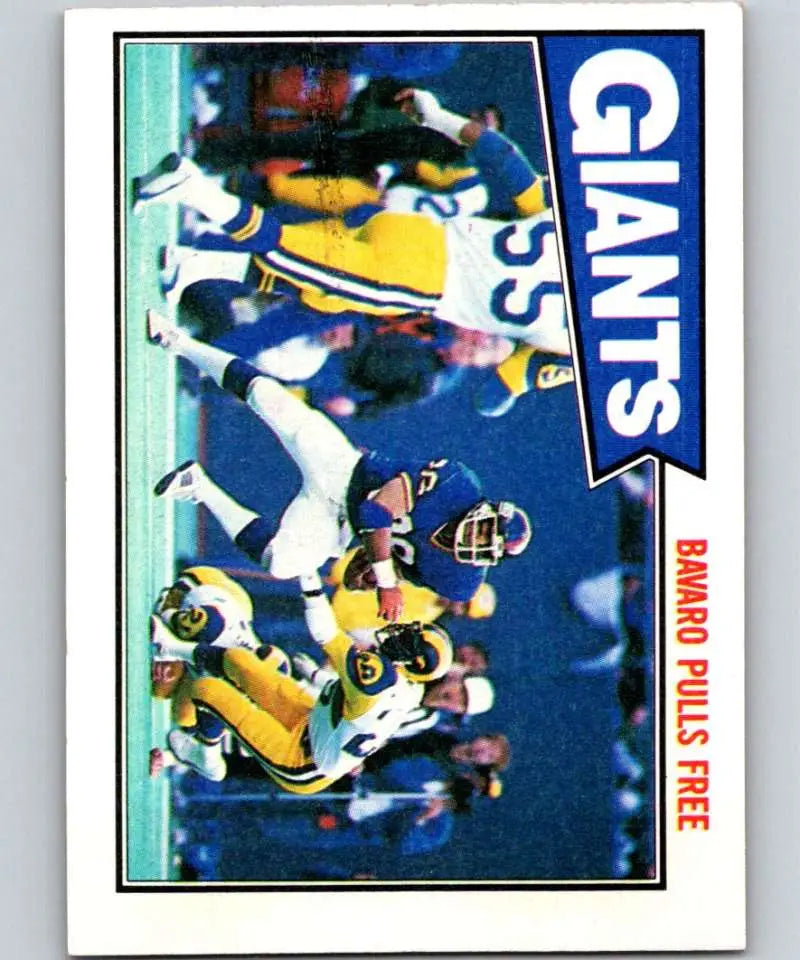 1987 Topps #9 Mark Bavaro EX Excellent New York Giants Football Card - Football Card Single