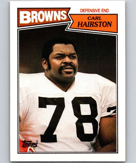 1987 Topps #90 Carl Hairston EX Excellent Cleveland Browns Football Card - Football Card Single