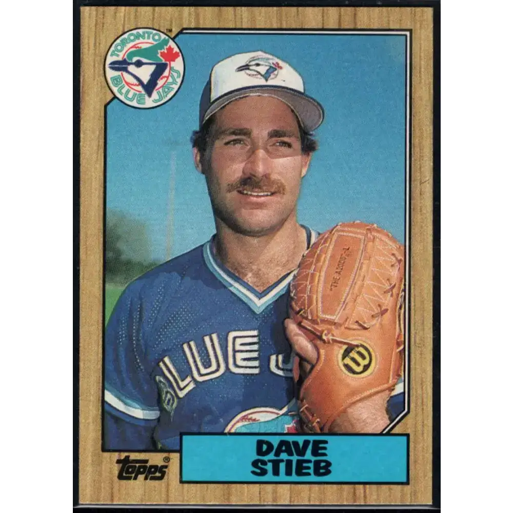 1987 Topps #90 Dave Stieb EX Excellent Toronto Blue Jays Baseball Card - Baseball Card Single