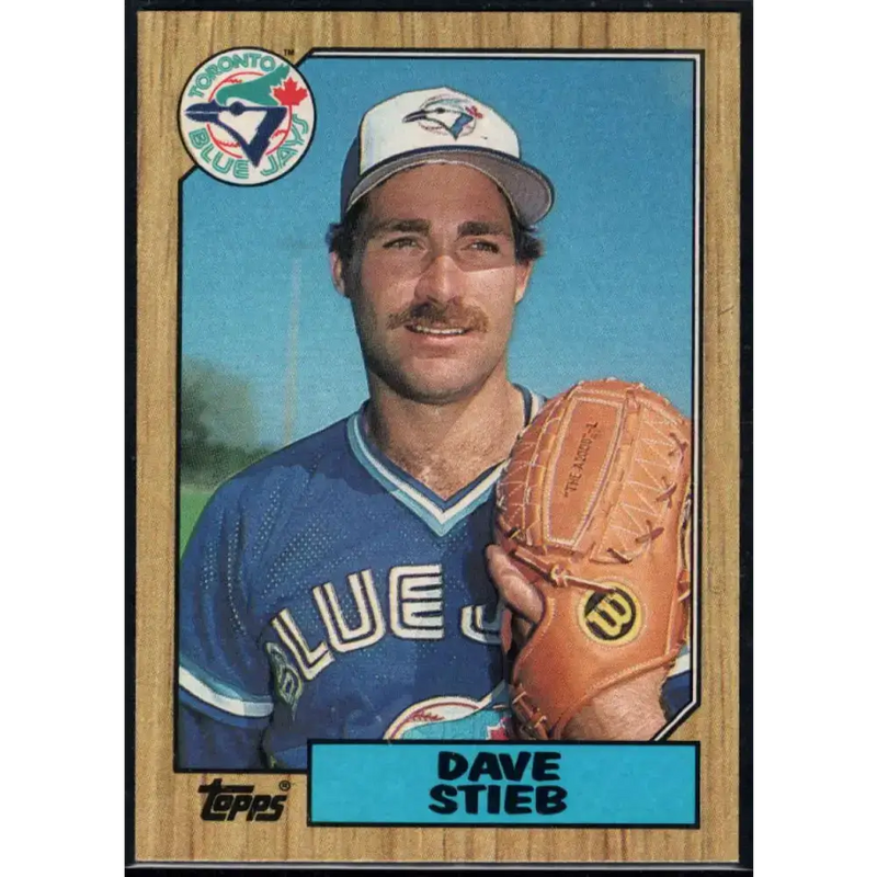 1987 Topps #90 Dave Stieb EX Excellent Toronto Blue Jays Baseball Card - Baseball Card Single