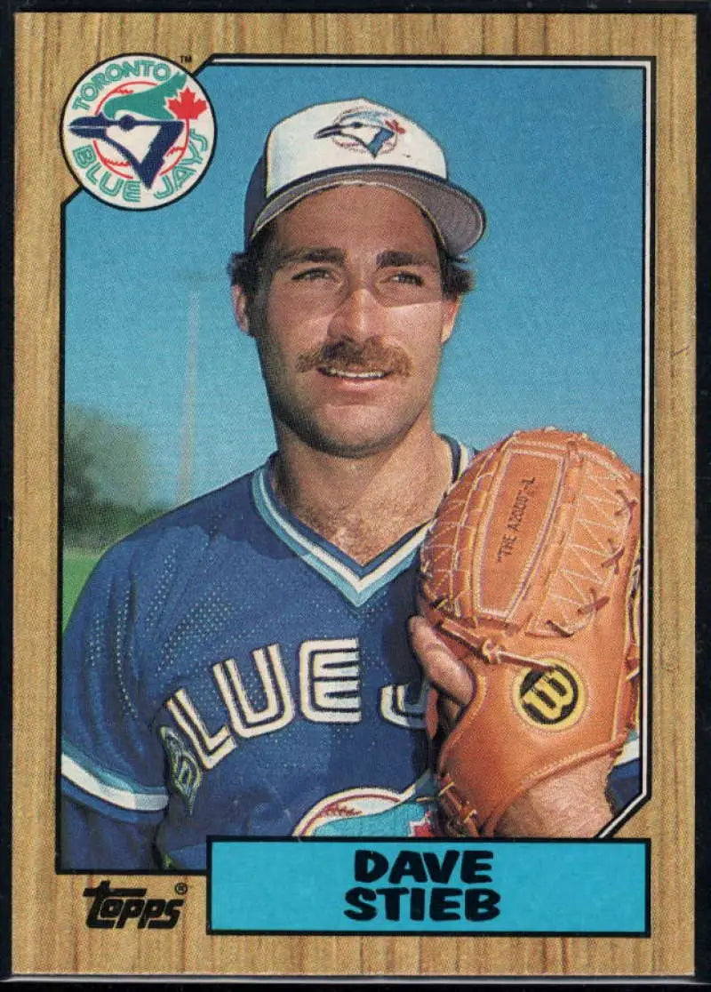 1987 Topps #90 Dave Stieb EX Excellent Toronto Blue Jays Baseball Card - Baseball Card Single