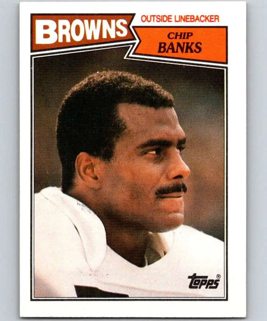 1987 Topps #91 Chip Banks EX Excellent Cleveland Browns Football Card - Football Card Single