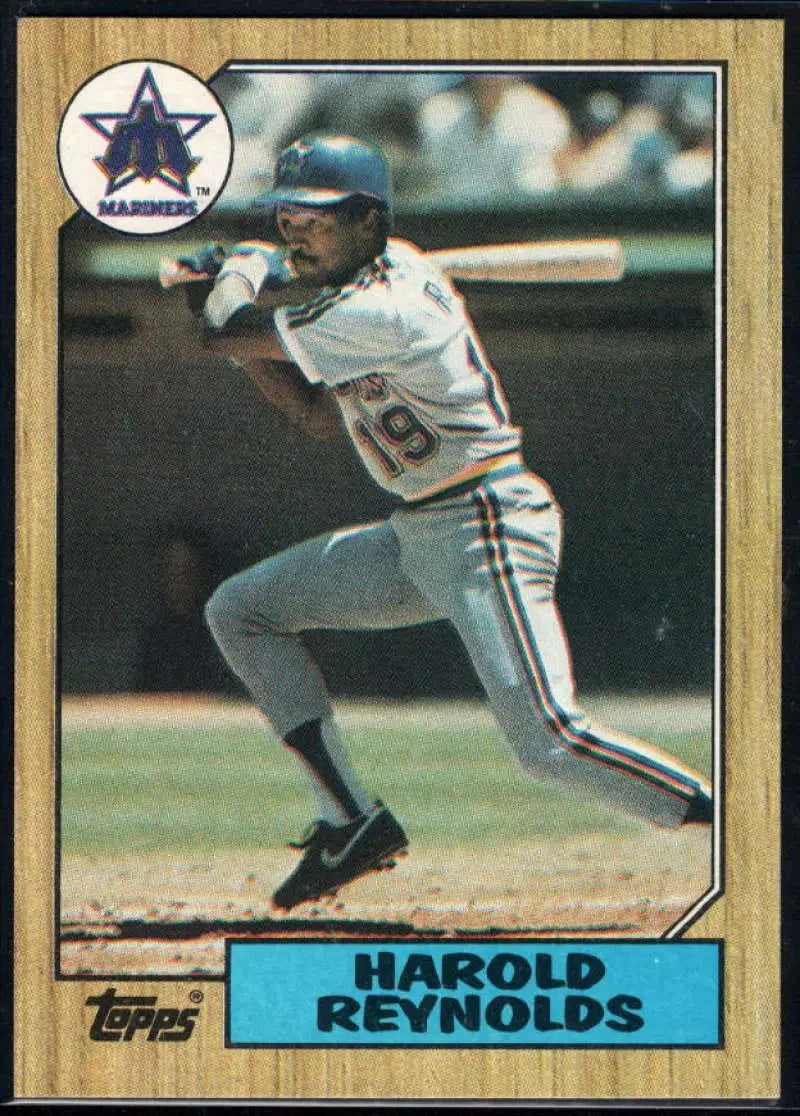 1987 Topps #91 Harold Reynolds EX Excellent Seattle Mariners Baseball Card - Baseball Card Single