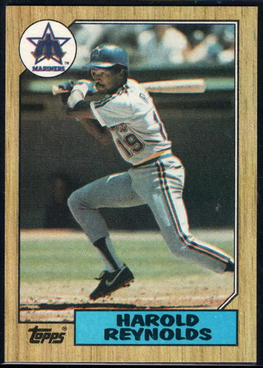 1987 Topps #91 Harold Reynolds EX Excellent Seattle Mariners Baseball Card - Baseball Card Single