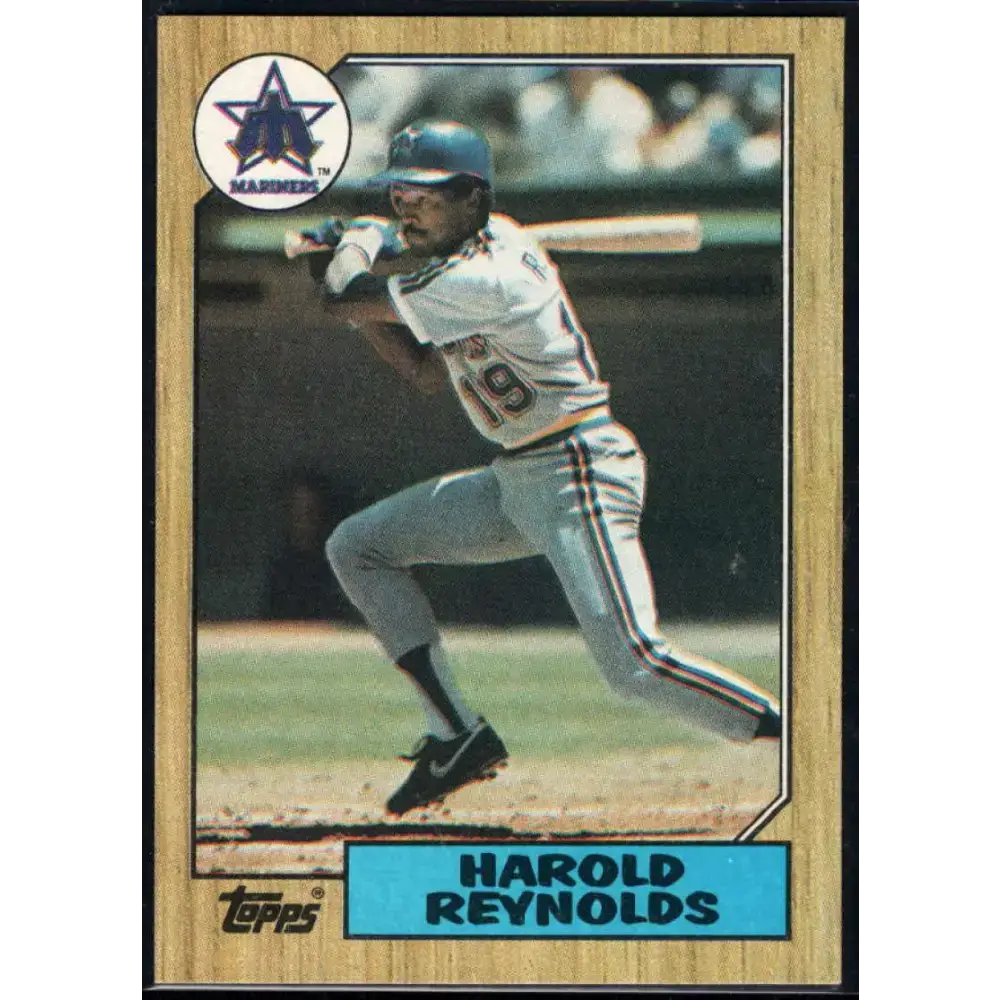 1987 Topps #91 Harold Reynolds EX Excellent Seattle Mariners Baseball Card - Baseball Card Single