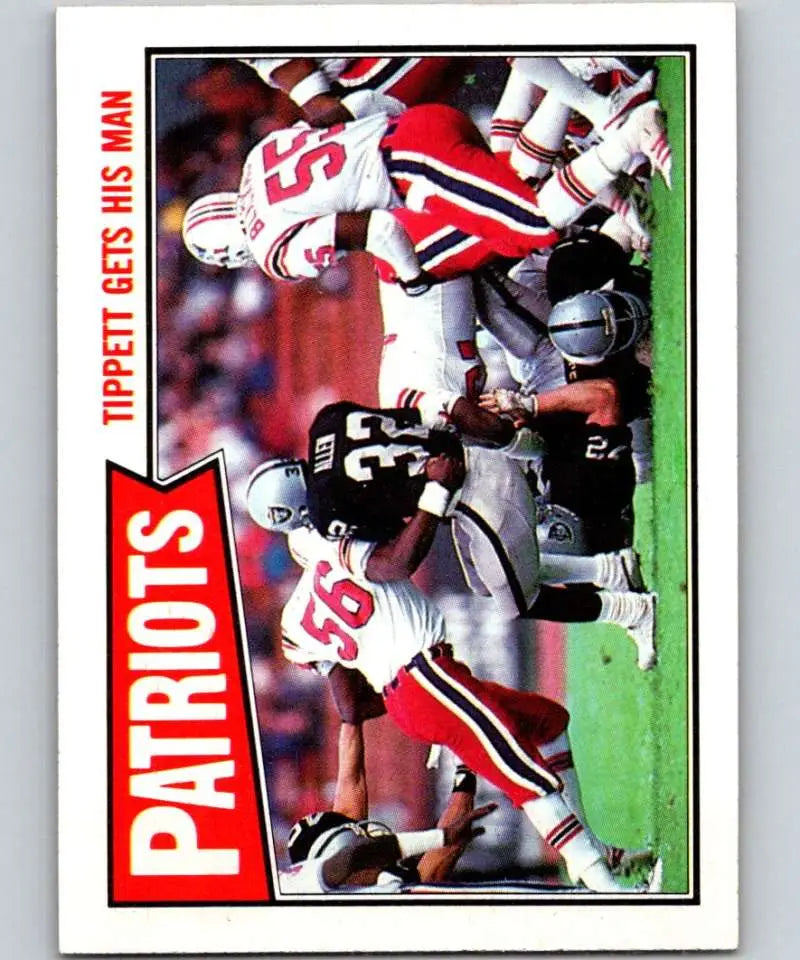 1987 Topps #96 Andre Tippett EX Excellent New England Patriots Football Card - Football Card Single