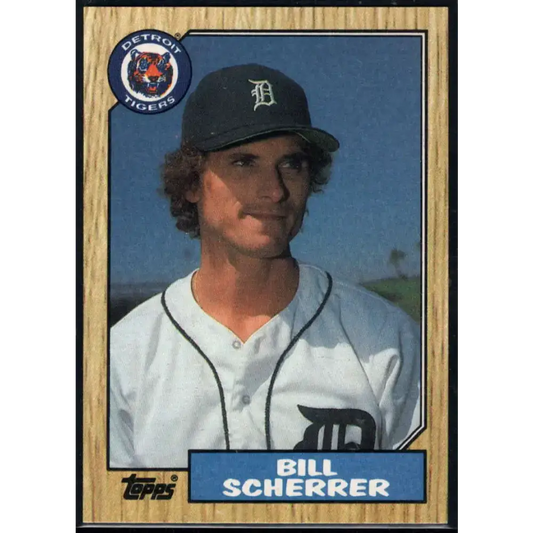 1987 Topps #98 Bill Scherrer EX Excellent Detroit Tigers Baseball Card