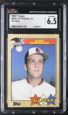 1987 Topps Cal Ripken Jr. #609 All Star Baseball CGC 6.5