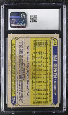 1987 Topps Cal Ripken Jr. #784 Baseball CGC 5.5