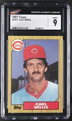 1987 Topps Carl Willis #101 Baseball CGC 9