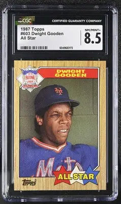 1987 Topps Dwight Gooden #603 All Star Baseball CGC 8.5