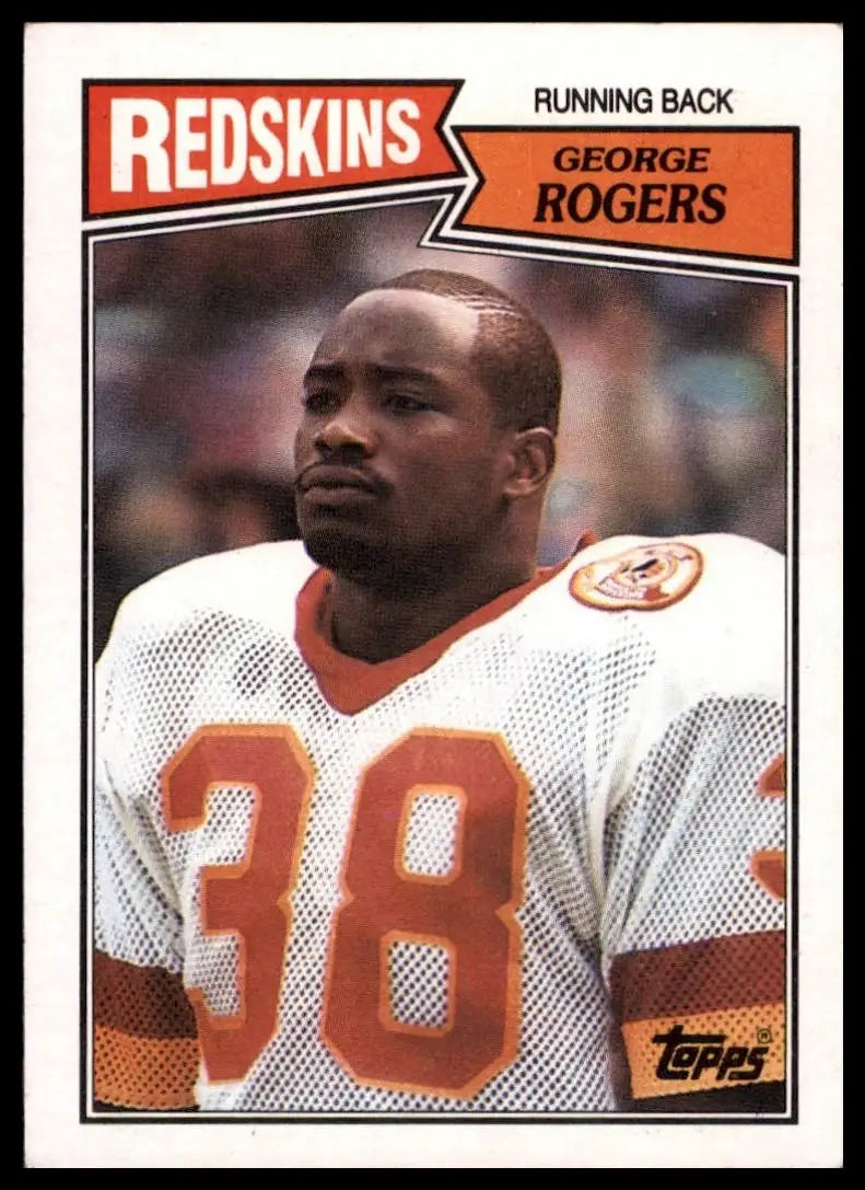 1987 Topps George Rogers #65 Washington Redskins Football Card NFL Sports - Football Card Single