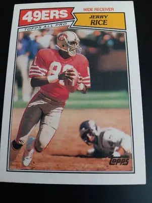 1987 Topps - Jerry Rice #115. San Francisco 49ers. NRMT+ - Football Card Single
