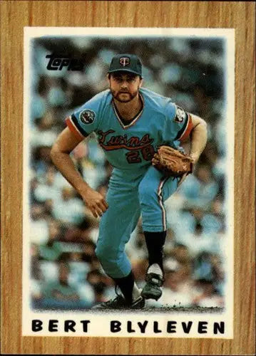 1987 Topps Mini Leaders #61 Bert Blyleven NM-MT Twins ID:20624 - Baseball Card Single