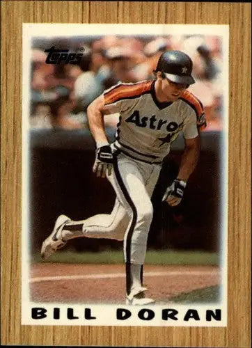 Vintage 1987 Topps Mini Leaders Bill Doran Astros baseball card NM-MT