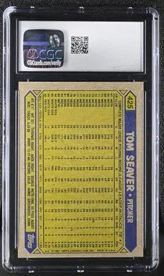 1987 Topps Tom Seaver #425 Baseball CGC 8