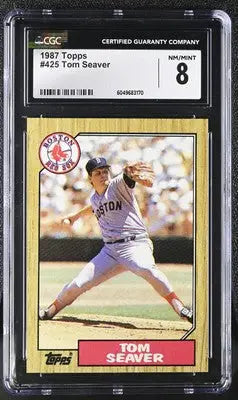 1987 Topps Tom Seaver #425 Baseball CGC 8