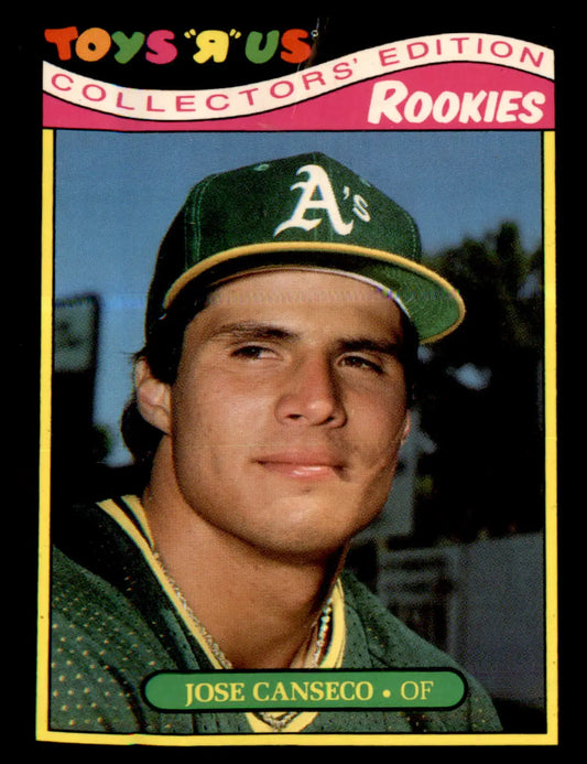 1987 Topps Toys ’R’ Us Rookies #5 Jose Canseco - Baseball Card Single