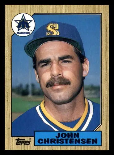 1987 Topps Traded #23T John Christensen NM Near Mint Mariners ID:28150 - Baseball Card Single