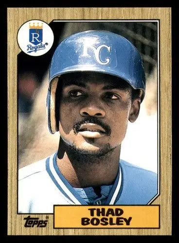1987 Topps Traded #7T Thad Bosley EX/NM Royals ID:28151 - Baseball Card Single