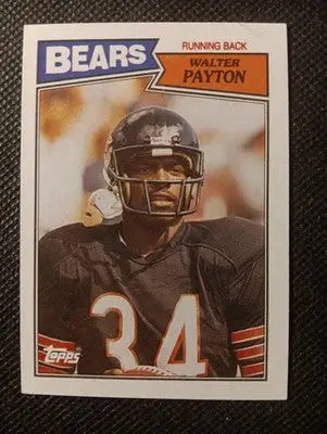 1987 Topps - Walter Payton #46. Chicago Bears. NFL. NRMT+ - Football Card Single