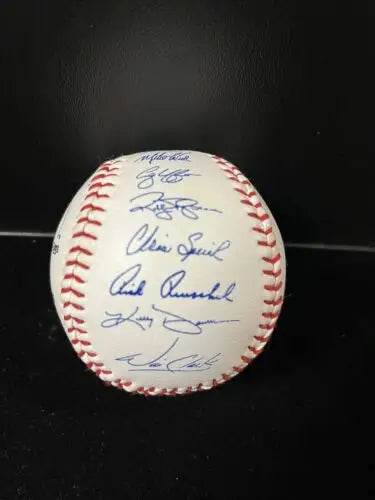 Autographed baseball from 1988-89 San Francisco Giants Facsimile Signature Ball