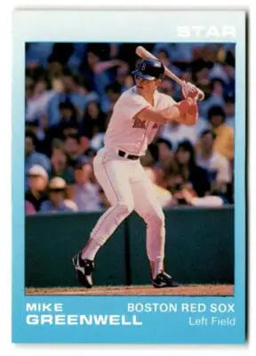 Vintage Mike Greenwell Star Ad Cards NNO Mike Greenwell baseball trading card