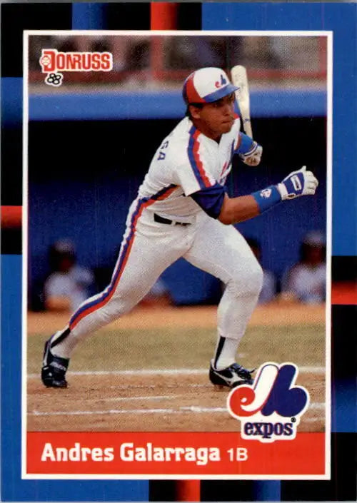 1988 Andres Galarraga Donruss Baseball Card #282 - Baseball Card Single
