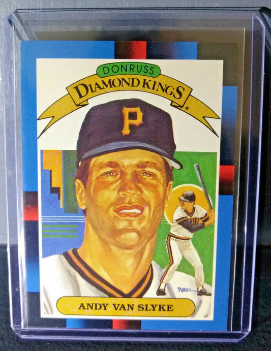 1988 Andy Van Slyke Donruss Diamond Kings #18 Baseball Card - Baseball Card Single