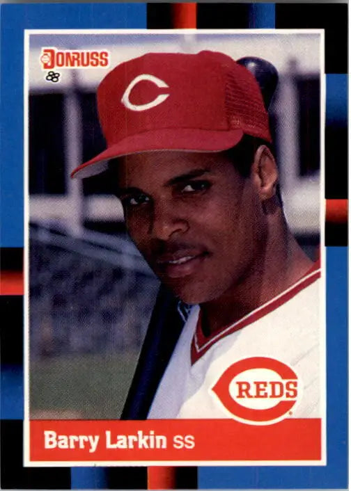 1988 Barry Larkin Donruss Baseball Card #492 - Baseball Card Single