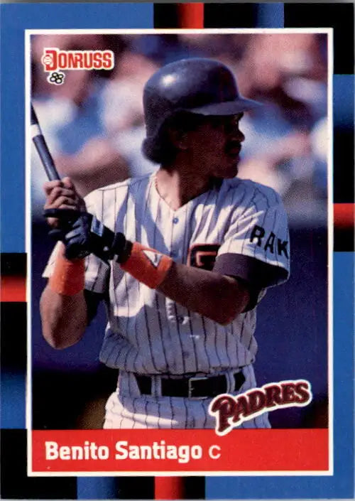 1988 Benito Santiago Donruss Baseball Card #114 - Baseball Card Single