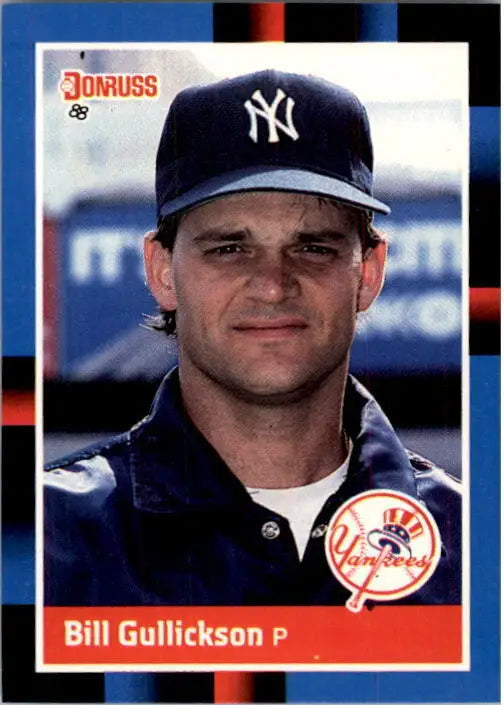 1988 Bill Gullickson Donruss Baseball Card #586 - Baseball Card Single