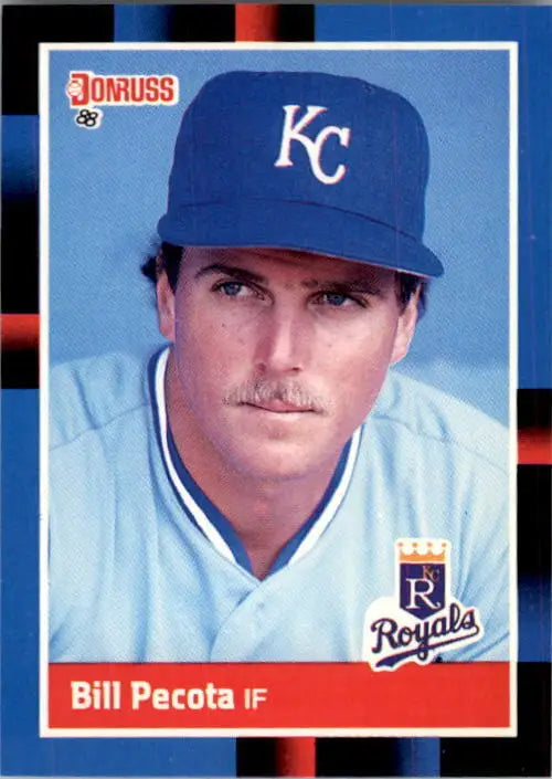 1988 Bill Pecota Donruss Baseball Card #466 - Baseball Card Single