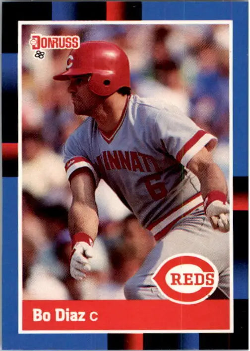 1988 Bo Diaz Donruss Baseball Card #186 - Baseball Card Single