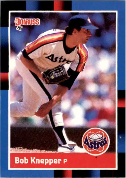 1988 Bob Knepper Donruss Baseball Card #138 - Baseball Card Single
