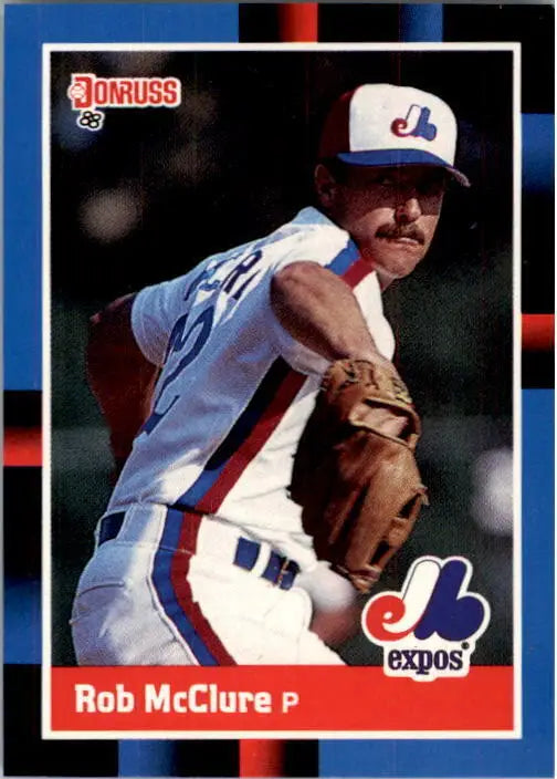 1988 Bob McClure Donruss Baseball Card #529 - Baseball Card Single