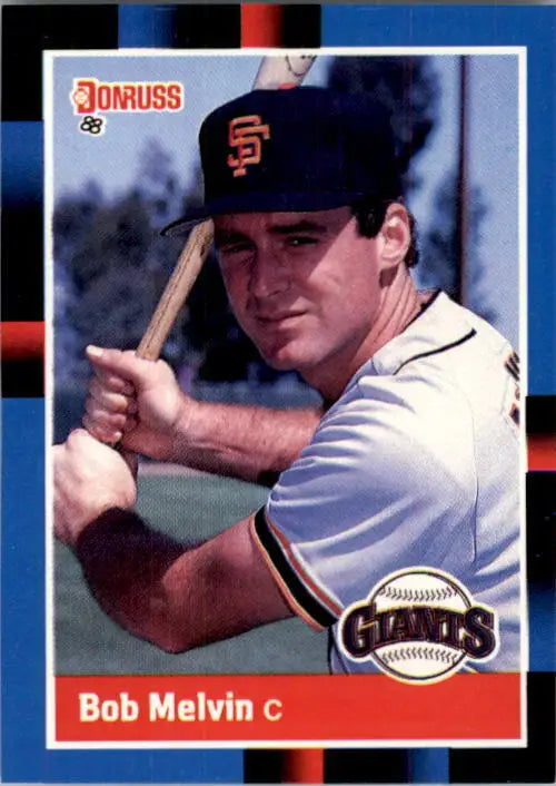 1988 Bob Melvin Donruss Baseball Card #638 - Baseball Card Single