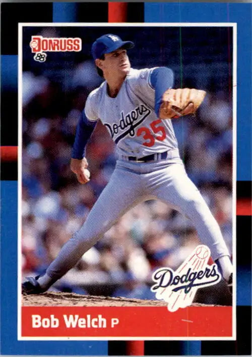 1988 Bob Welch Donruss Baseball Card #253 - Baseball Card Single