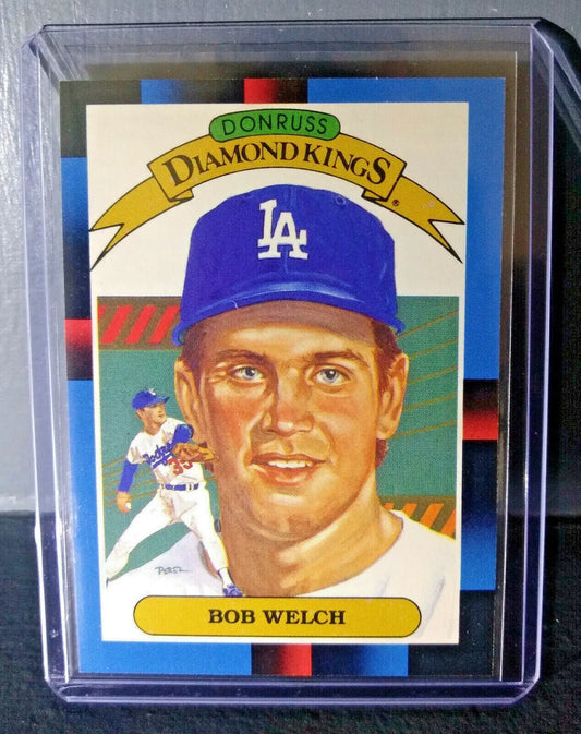 1988 Bob Welch Donruss Diamond Kings #24 Baseball Card - Baseball Card Single