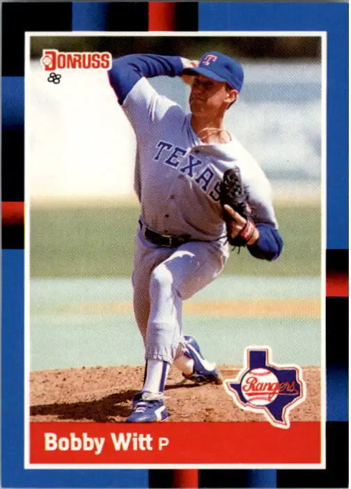 1988 Bobby Witt Donruss Baseball Card #101 - Baseball Card Single