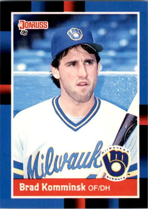 1988 Brad Komminsk Donruss Baseball Card #583 - Baseball Card Single