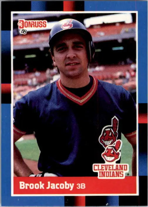 1988 Brook Jacoby Donruss Baseball Card #131 - Baseball Card Single