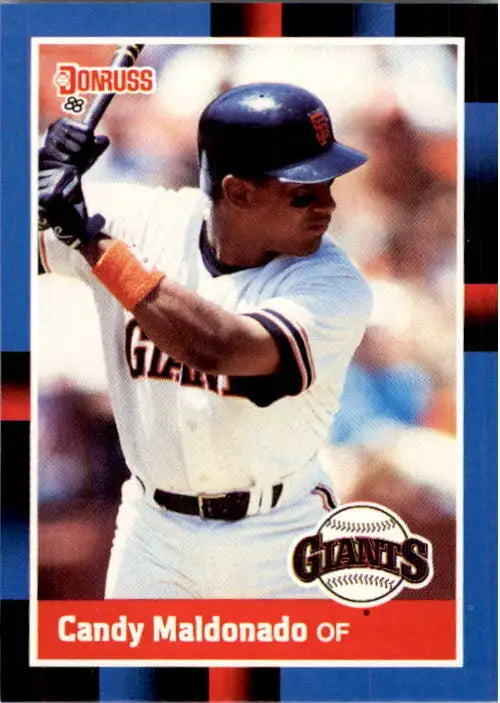 1988 Candy Maldonado Donruss Baseball Card #391 - Baseball Card Single