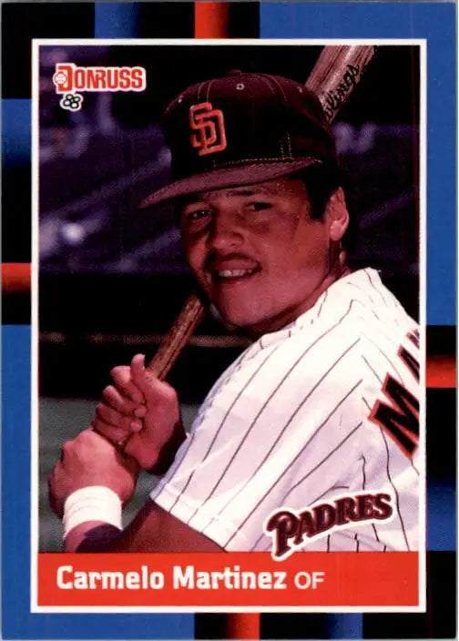 1988 Carmelo Martinez Donruss Baseball Card #287 - Baseball Card Single