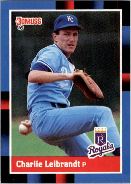 1988 Charlie Leibrandt Donruss Baseball Card #157 - Baseball Card Single