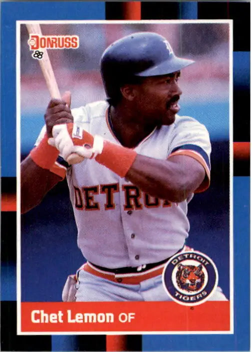 1988 Chet Lemon Donruss Baseball Card #215 - Baseball Card Single