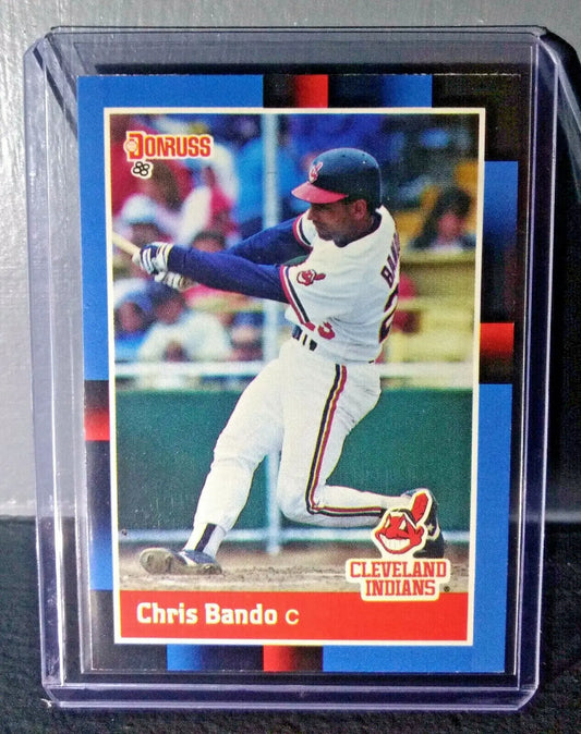 1988 Chris Bando Donruss #95 Baseball Card - Baseball Card Single