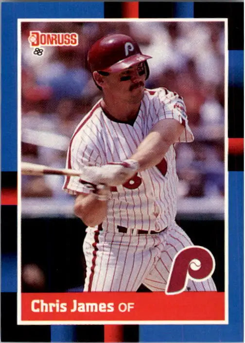 1988 Chris James Donruss Baseball Card #453 - Baseball Card Single
