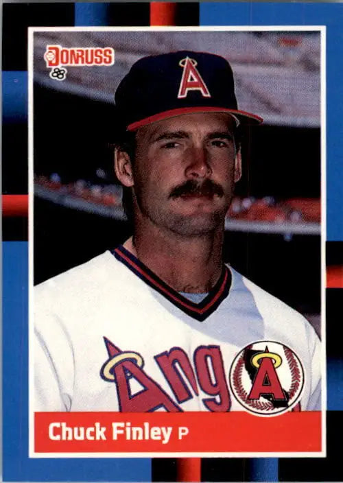 1988 Chuck Finley Donruss Baseball Card #530
